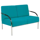 SPA 2 chrom, koženka AN 078 - koženka tyrkysová